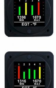 AEROSPACE LOGIC 200 - FOUR CYLINDER EGT KIT 2.5 INCH CLAMP PROBES