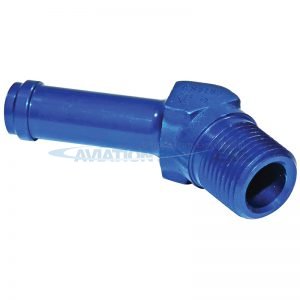AN844-12D HOSE ELBOW - PIPE THREAD 45º