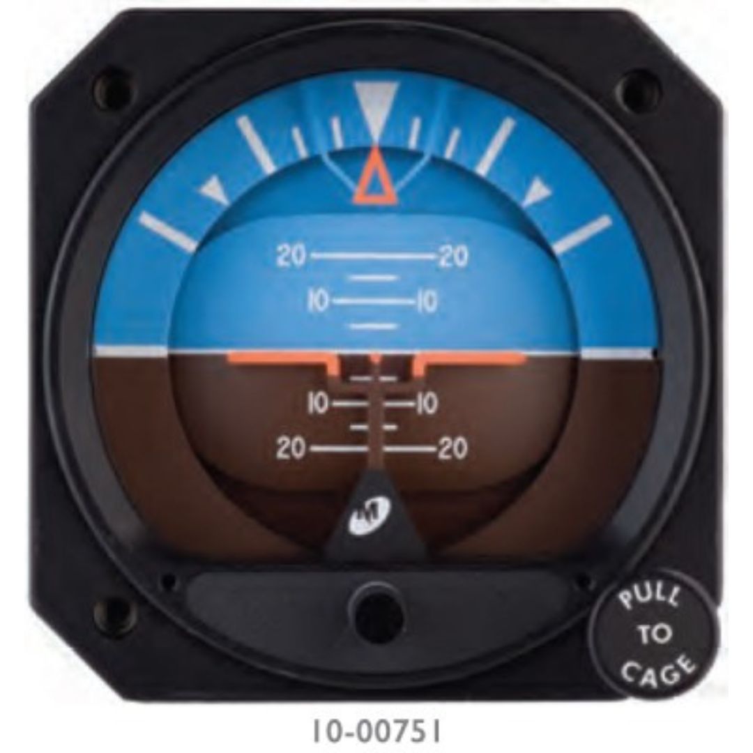 4300-311 MID-CONTINENT ATTITUDE INDICATOR ELECTRIC - 3-INCH