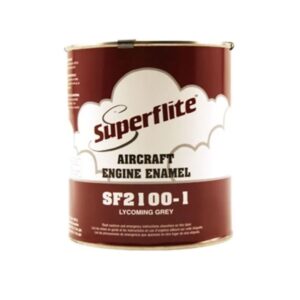 SF2100-1 SUPERFLITE LYCOMING GREY PAINT QUART