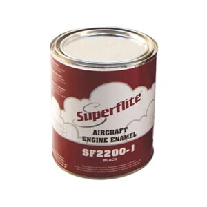 SF2200-1 SUPERFLITE GLOSS BLACK PAINT Q